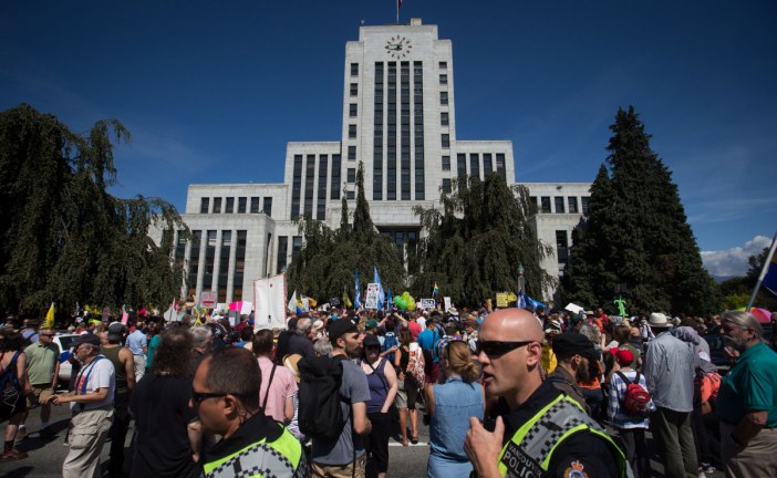 Vancouver anti-racism rally spread a message of love, tolerance
