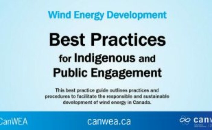 CanWEA’s Best Practices for Indigenous and Public Engagement