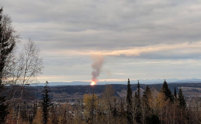 B.C. pipeline explosion strands natural gas output, cuts into wellhead prices
