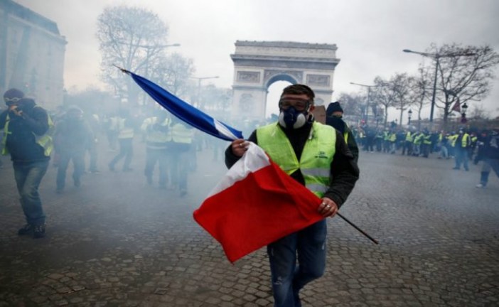 Paris on fire and Donald Trump – both orange on top and both brought to you by environmental extremism