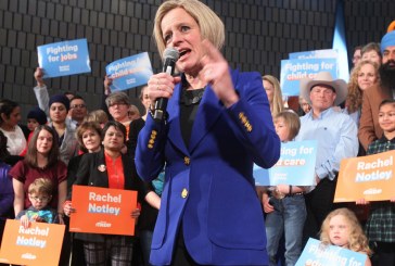 Jobs and pipelines: Notley and Kenney fight over economy as Alberta set for April election