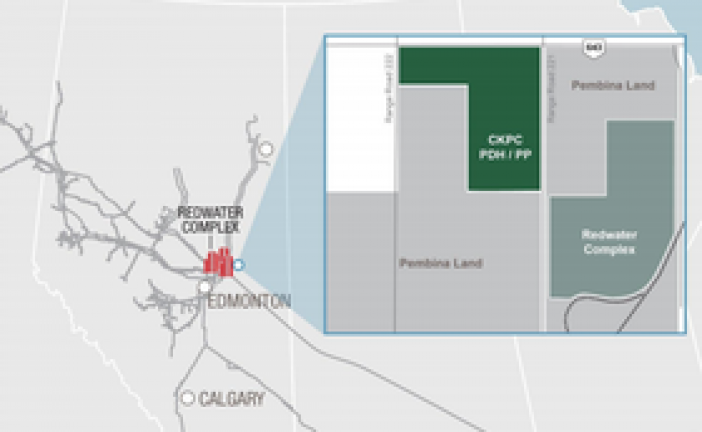 Pembina gives go ahead for $4.5B Alberta petrochemical plant