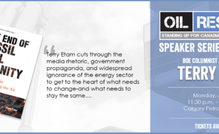 Oil Respect and the CAODC invite you to join us for a rousing discussion on the future of Canada’s oil and gas industry