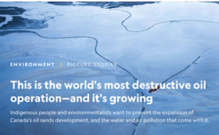 12 ridiculous factual problems in the latest oilsands smear by National Geographic