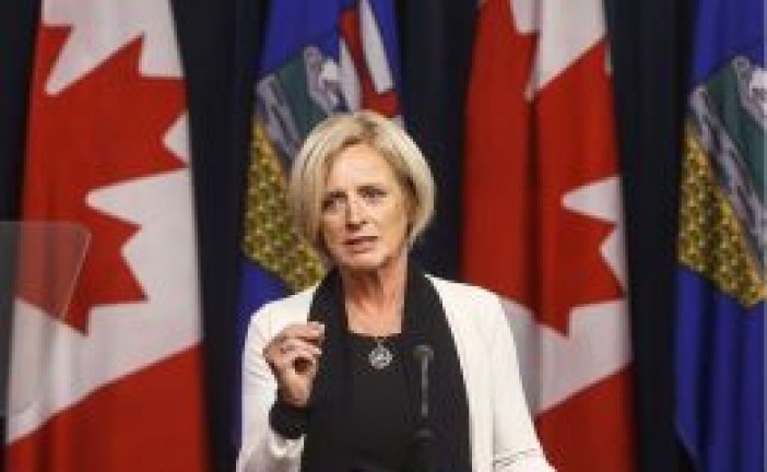 Premier Rachel Notley moves to restrict oilsands production in face of oil price crisis