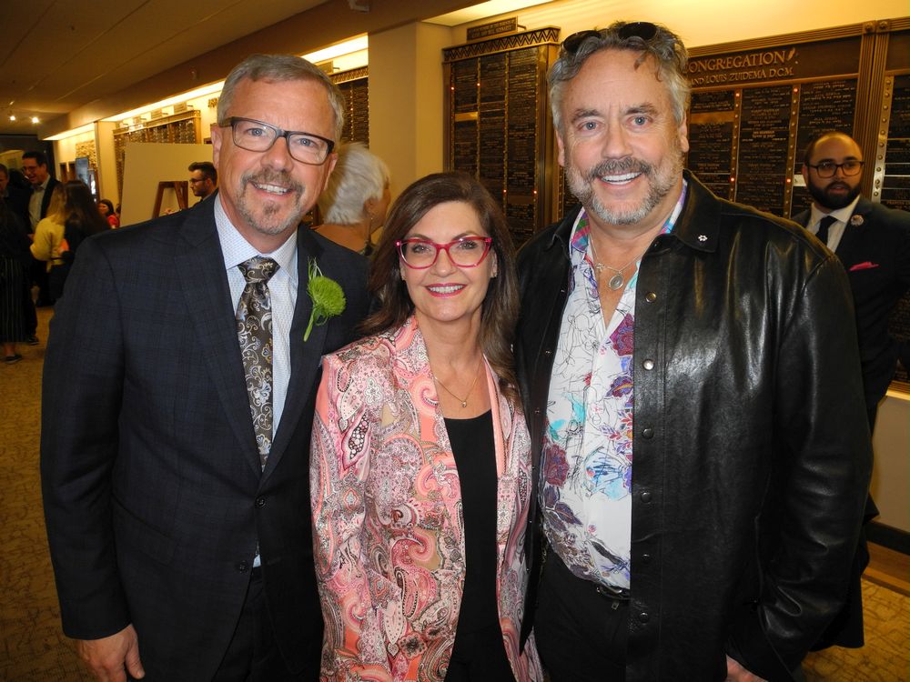  The 69th Annual B’nai Brith Dinner Feb. 27 honouring Brad Wall was a great success. Pictured with the former premier of Saskatchewan (at left) are Jayda Rosenthal of Hamilton and Rosenthal with W. Brett Wilson, a Saskatchewan native, community advocate and philanthropist.