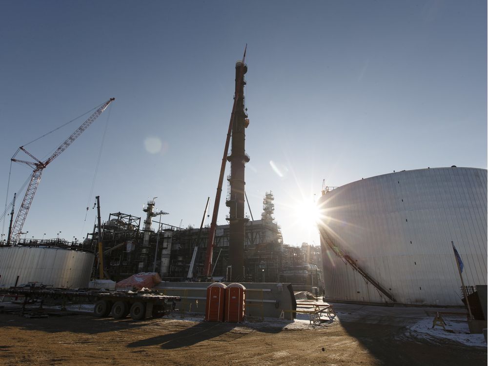  North West Redwater Partnership’s Sturgeon Refinery is seen during a tour west of Fort Saskatchewan, Alberta on Thursday, November 24, 2016.