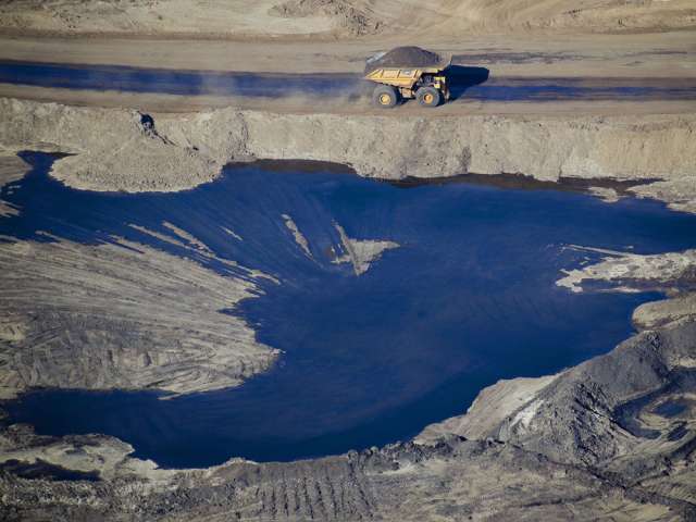 A Suncor oilsands mine near Fort McMurray, Alta.