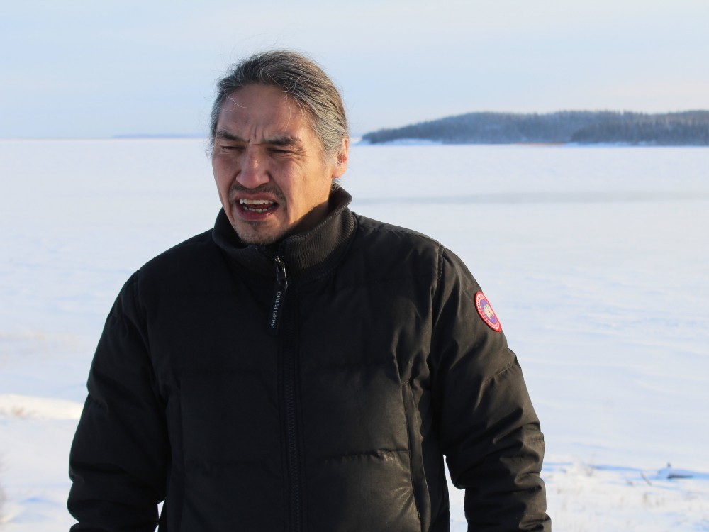  Chief Allan Adam of the Athabasca Chipewyan First Nation.