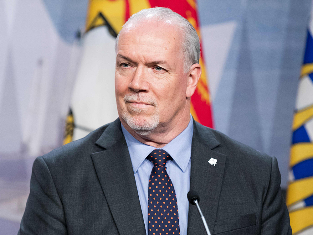  B.C. Premier John Horgan.