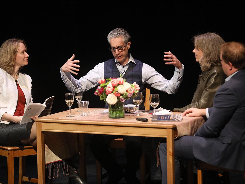  Author Peter Tertzakian discusses Energyphile at the Grand in Calgary on Wednesday.