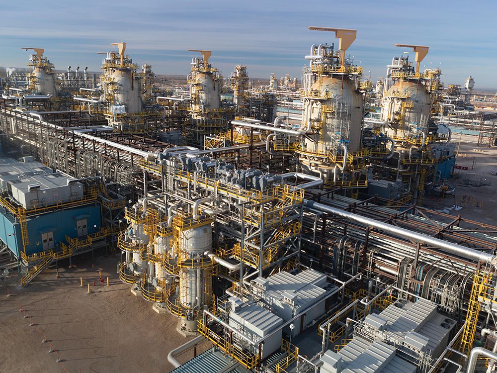  An aerial view of Imperial Oil’s Kearl site in Alberta’s oilsands.