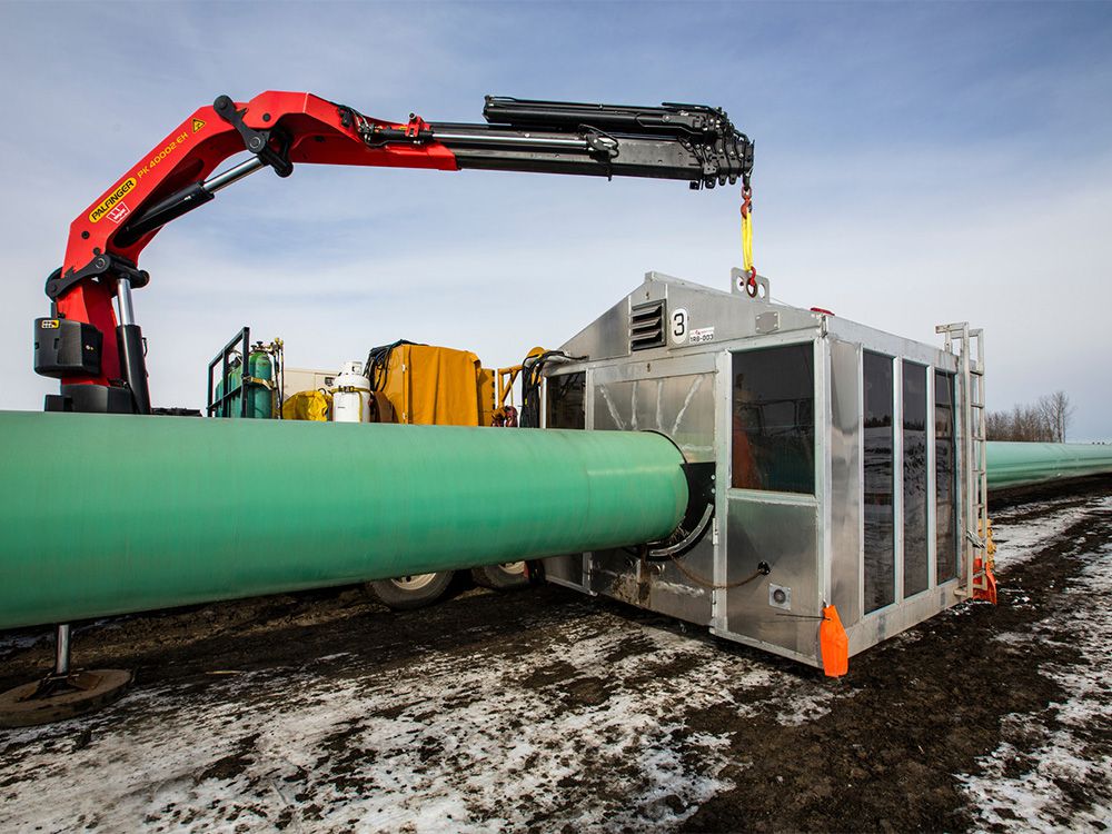  The Trans Mountain pipeline carries crude and refined oil from Alberta to the coast of British Columbia.