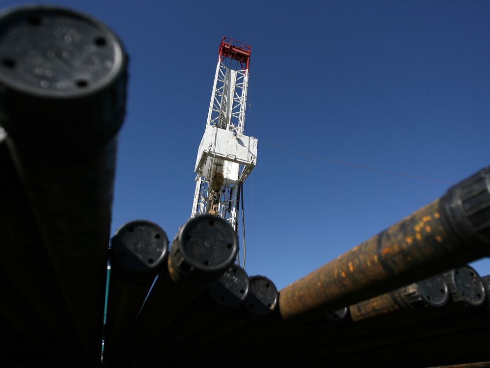  A Tourmaline Oil drilling operation in Alberta.