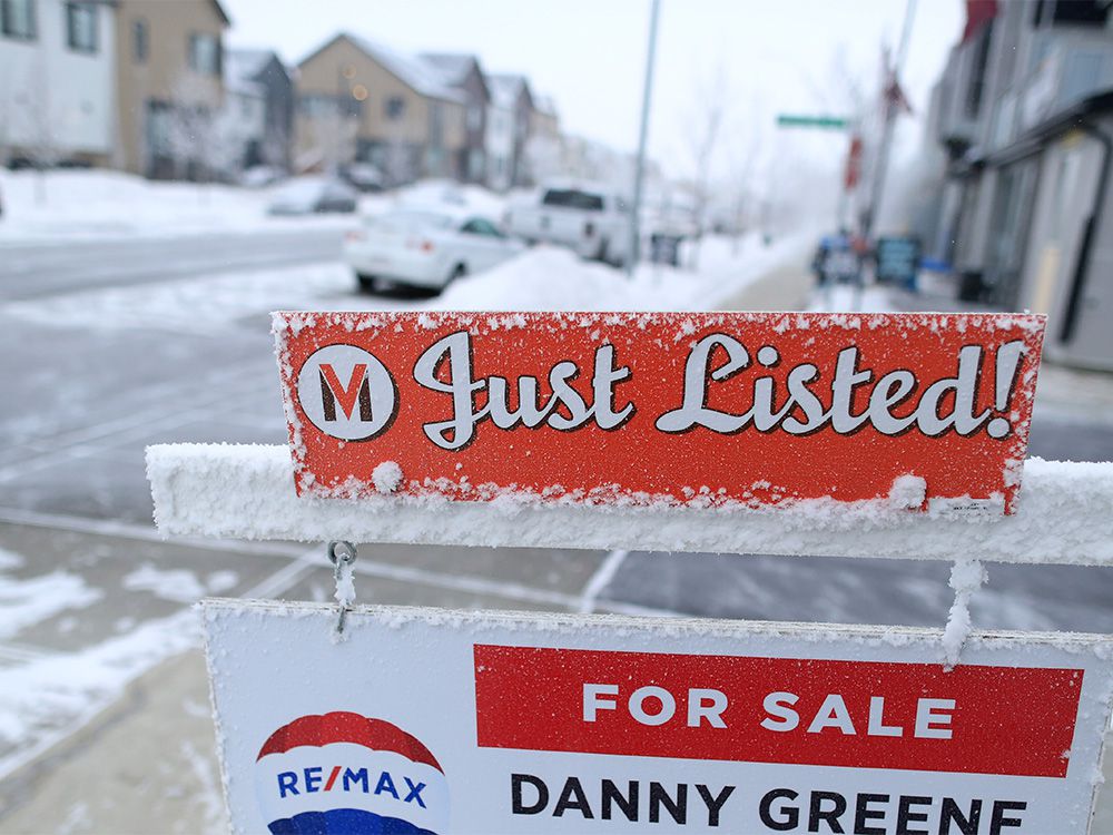  A home for sale in the Calgary community of Redstone was photographed on Tuesday, Jan. 26, 2021.