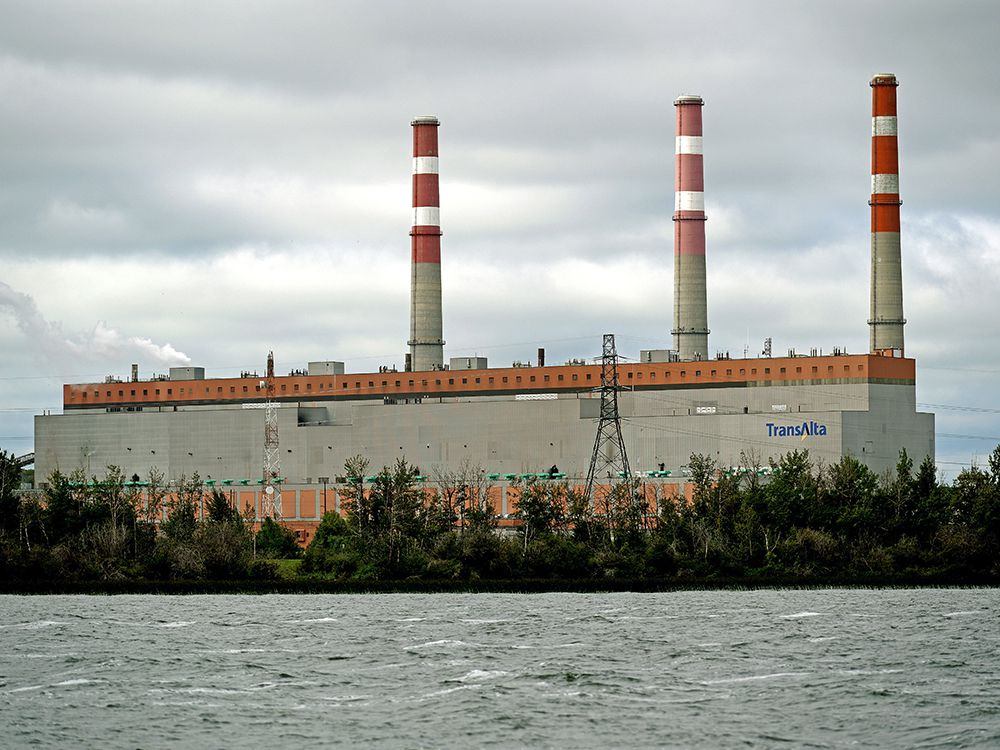  The TransAlta Utilities Sundance Generating Plant near Wabamun Lake on August 13, 2019.