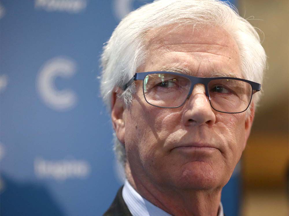  File photo: The Calgary Chamber of Commerce hosted Jim Carr at the Fairmont Palliser in downtown Calgary on Tuesday, Jan. 14, 2020.