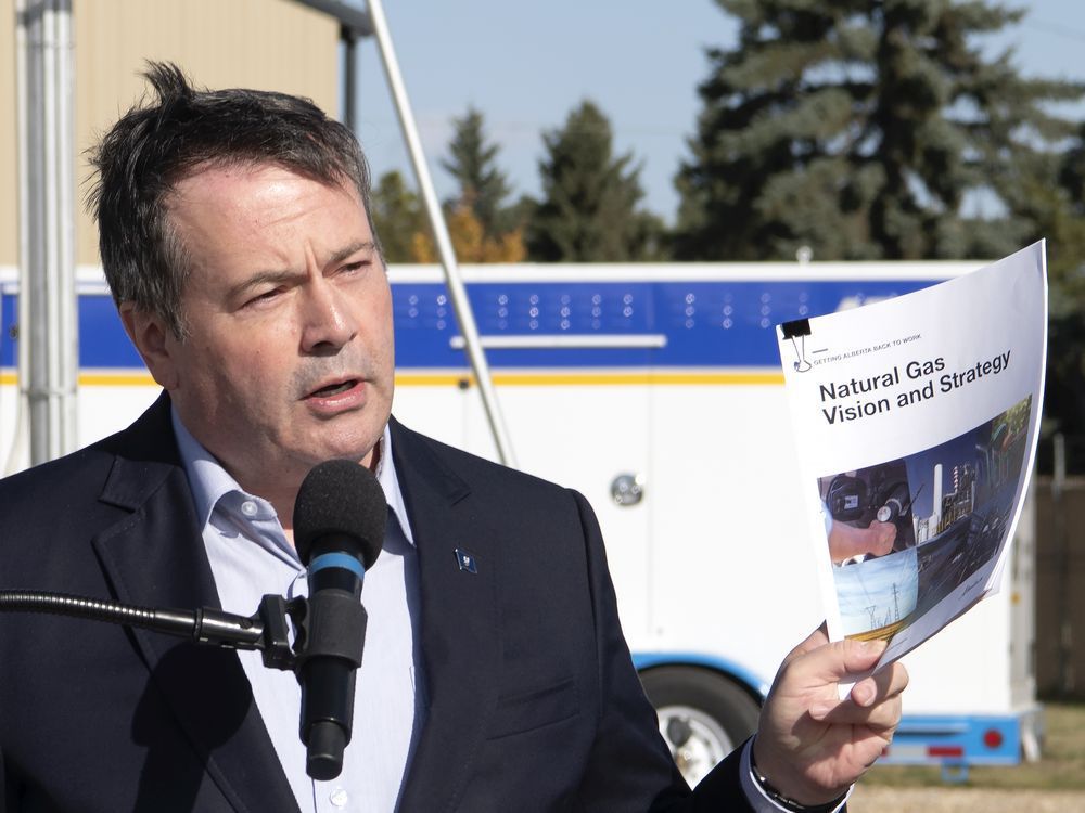  Premier Jason Kenney announced, in Edmonton on Tuesday, Oct. 6, 2020, a strategy to grow and expand the natural gas sector.