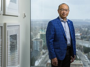 Andy Mah, CEO of Advantage Oil & Gas, photographed in his Calgary office.