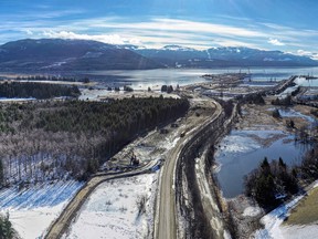 The LNG Canada site.