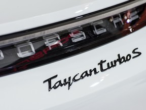 The Porsche Taycan Turbo S is incredibly fast with 750 horsepower.