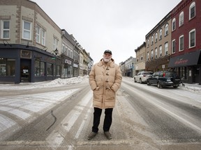 Rick Clarke, a retired high school principal who does work for the Kincardine BIA, on Jan. 10, 2022.