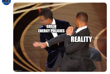 Kenney stands by meme calling out green energy policy