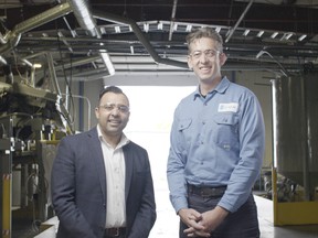 Li-Cycle co-founders Ajay Kochhar and Tim Johnston.