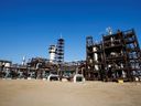 FILE PHOTO: A view of Shell's Quest Carbon Capture and Storage facility in Fort Saskatchewan, Alberta, Canada, October 7, 2021. 