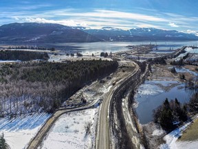 The site of LNG Canada’s $30-billion liquefied natural gas (LNG) export terminal in Kitimat, B.C.
