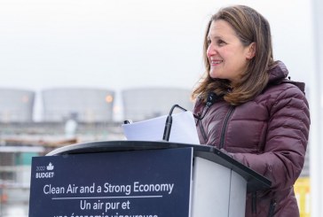 Freeland confident CO2 tax credit will lure large-scale investment