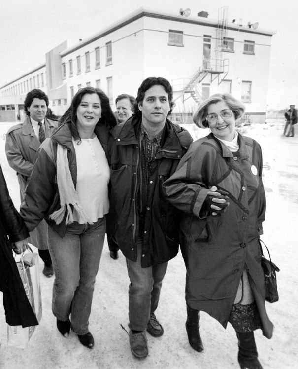 David Milgaard, pictured in 1991 with his mother, Joyce, and sister Maureen. After Milgaard reached a $10-million settlement with the Saskatchewan government, he shared the money with his family, who he once described as trapped in prison, just like he was.