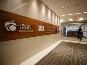 The Ontario Teachers' Pension Plan Board office in Toronto.