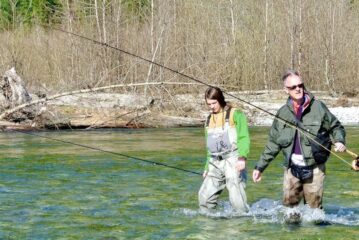 Like me, when I was a boy, my daughter lost a great fish — and was hooked forever