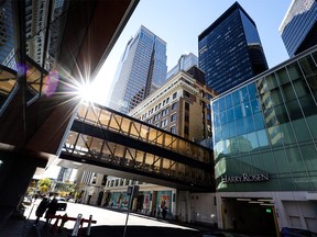 Downtown Calgary was photographed on Tuesday, October 11, 2022.