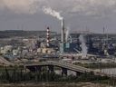 Suncor's base plant with upgraders in the oilsands in Fort McMurray.