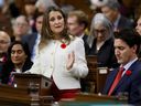 Minister of Finance Chrystia Freeland delivers the fall economic statement in the House of Commons on Thursday.