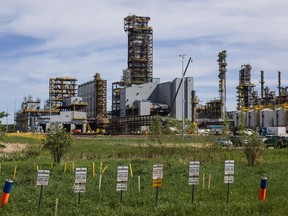 FILE PHOTO: The Inter Pipeline Heartland Petrochemical Complex under construction in Strathcona County, Alberta.