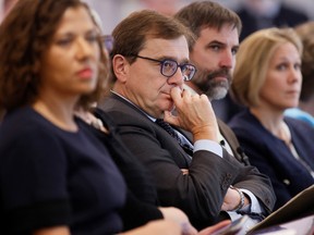 Minister of Natural Resources Jonathan Wilkinson attends a climate change conference in Ottawa.