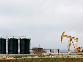 FILE PHOTO: An oil & gas pump jack is seen in Alberta, Canada May 6, 2020.