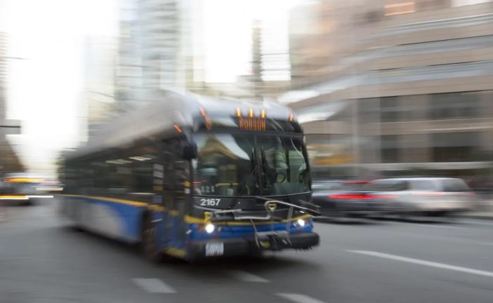 Five-foot fence post thrown at Vancouver city bus window, police say