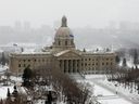 The Alberta Legislature in Edmonton, Tuesday Feb. 28, 2023.