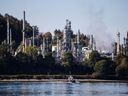 The Parkland refinery in Burnaby, British Columbia.