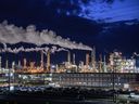 A view of the Syncrude oilsands mining facility near Fort McKay on Sept. 7, 2022.