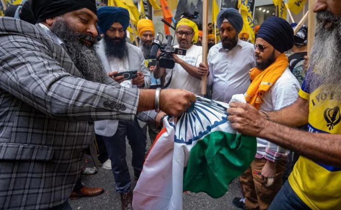 Sikh protesters in Vancouver decry Nijjar shooting death as foreign interference