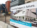 Construction is beginning on Enmax’s new substation No.1 on 9th Avenue between 7th and 8th Street S.W. The current substation located across the street was built in 1912.
