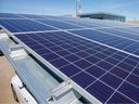 Solar panels cover the vehicle shelters at Royal Oak Audi in Calgary, Alberta, on Monday July 29, 2019.